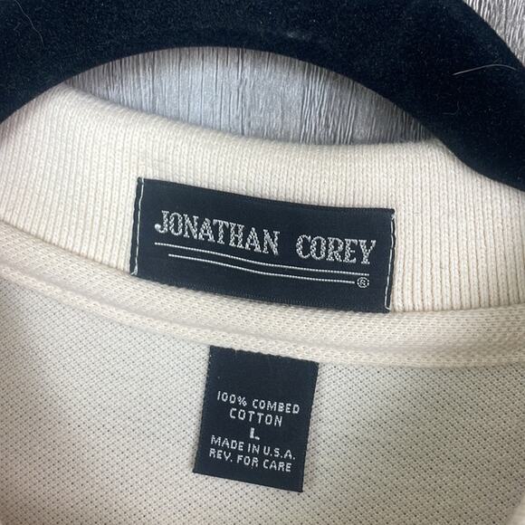 Rare R.C. Owens "Alley Oop' autographed 49er NFL Alumni cream polo men's L - Picture 4 of 15